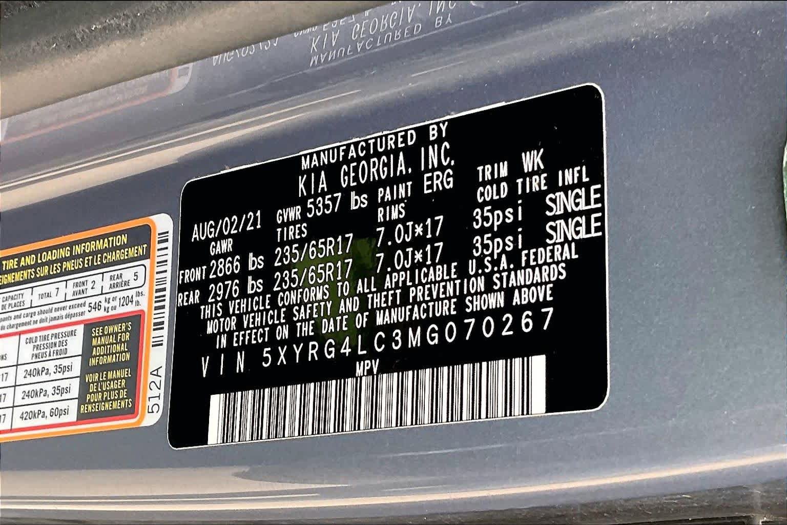 Used 2021 Kia Sorento LX FWD image 34
