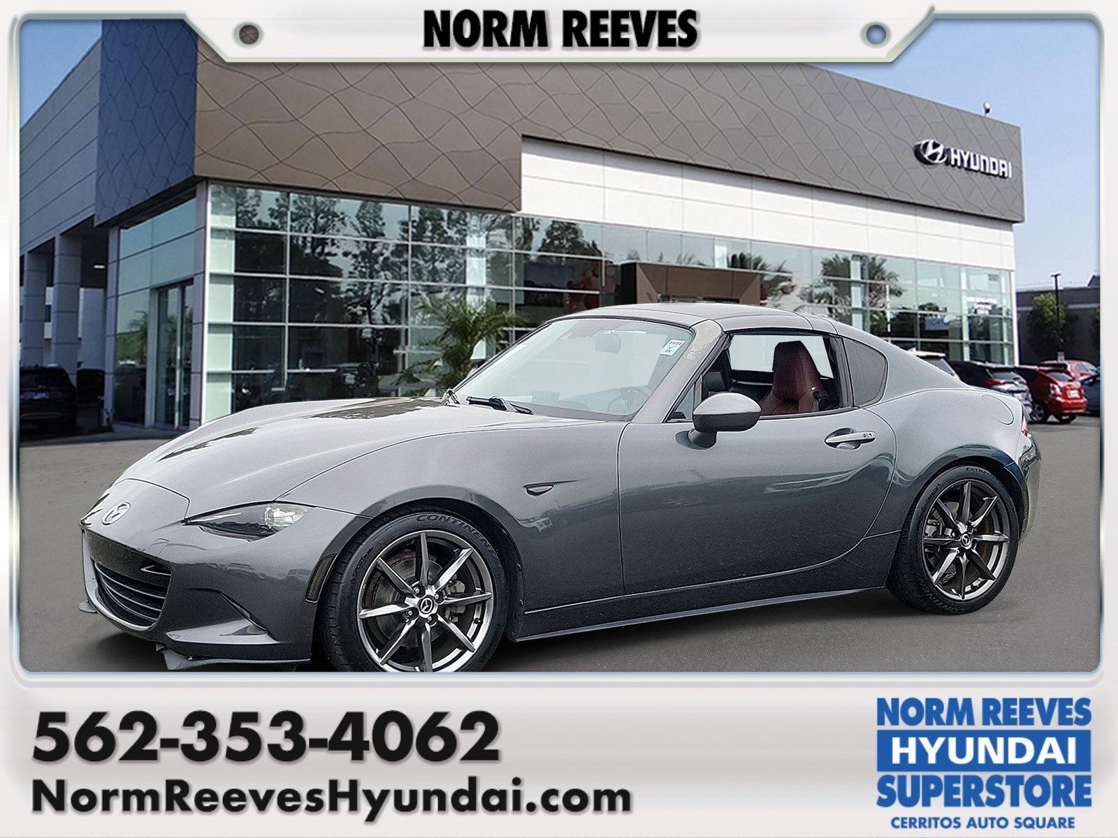 Used 2017 MAZDA MX-5 Miata RF Grand Touring RWD image 1