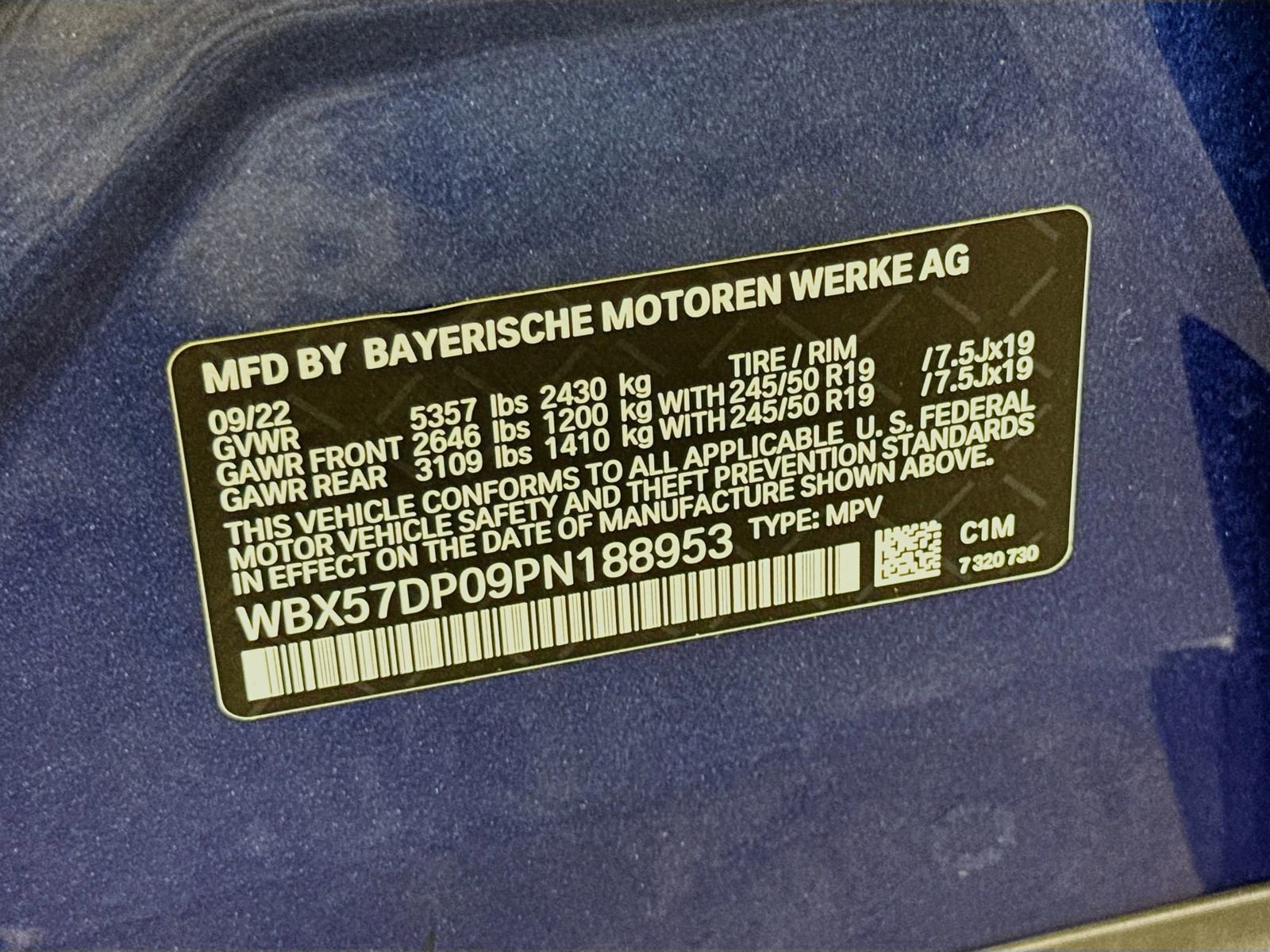 Used 2023 BMW X3 xDrive30i w/ Premium Package w/ZPA image 33