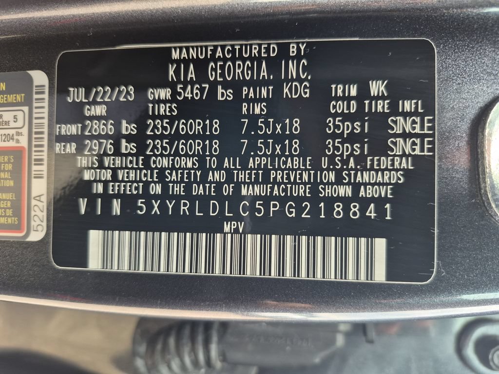 Certified 2023 Kia Sorento S AWD/4WD image 25