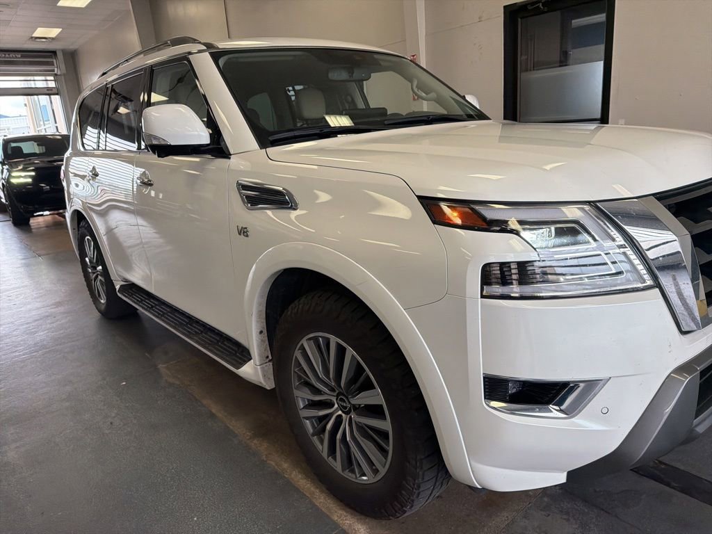 Used 2022 Nissan Armada SL w/ Captain's Chairs Package