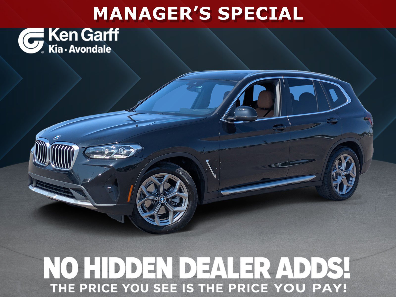 Used 2022 BMW X3 sDrive30i w/ Premium Package 2