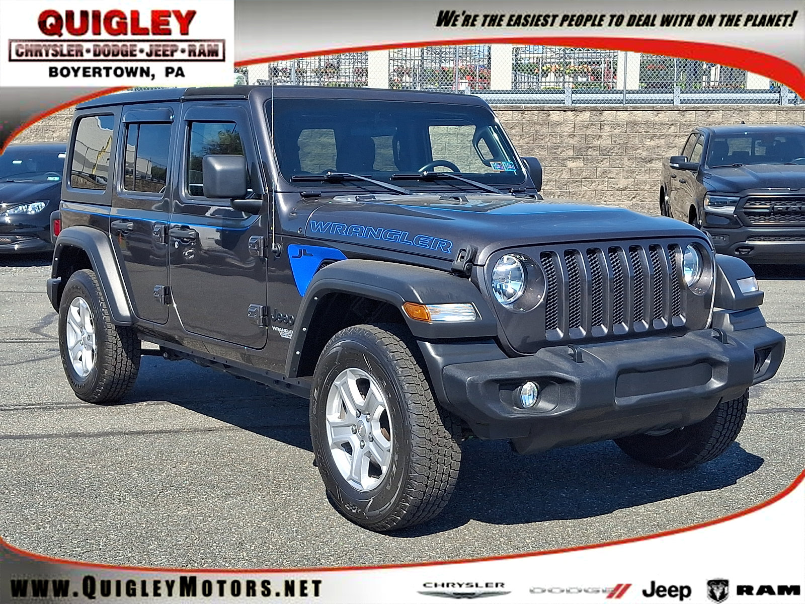 Used 2021 Jeep Wrangler 4WD Unlimited Sport image 1
