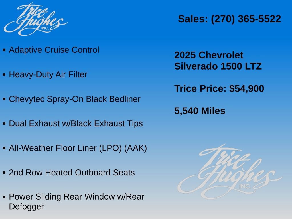 Used 2025 Chevrolet Silverado 1500 LTZ w/ LTZ Premium Package AWD/4WD image 26