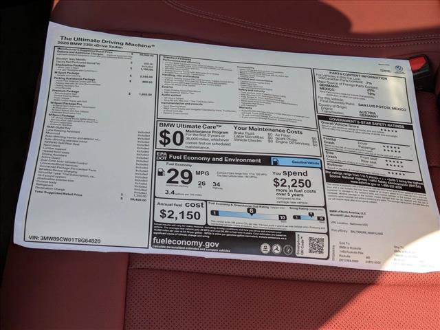 New 2026 BMW 330i xDrive Sedan w/ M Sport Package AWD/4WD image 19