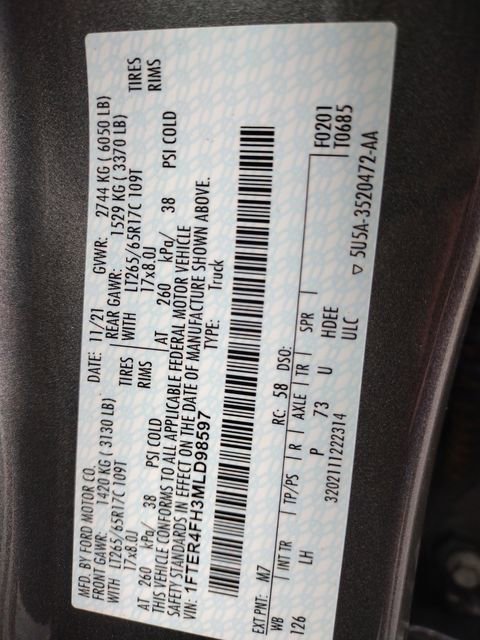 Used 2021 Ford Ranger XLT w/ Equipment Group 301A Mid image 32