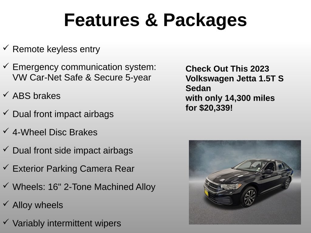 Used 2023 Volkswagen Jetta S FWD image 8