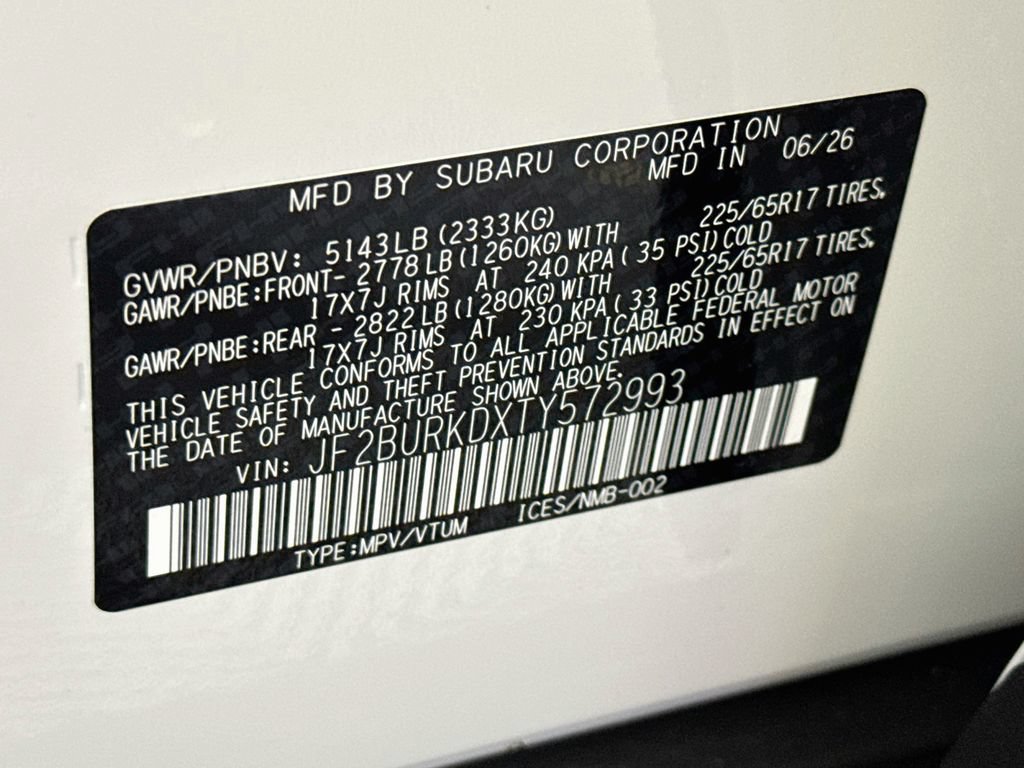 New 2026 Subaru Outback Wilderness AWD/4WD image 32