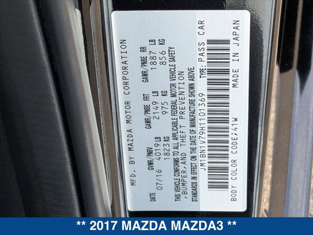 Used 2017 MAZDA MAZDA3 Touring w/ Popular Equipment Package image 25