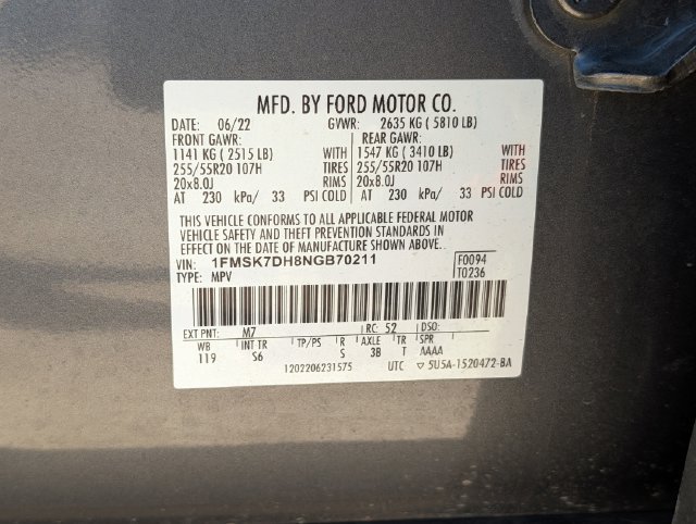 Used 2022 Ford Explorer XLT w/ Equipment Group 202A RWD image 30