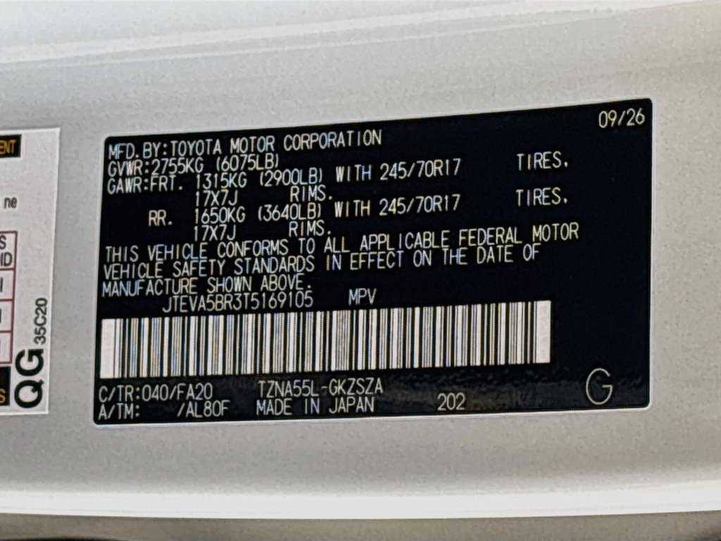 New 2026 Toyota 4Runner SR5 AWD/4WD image 31