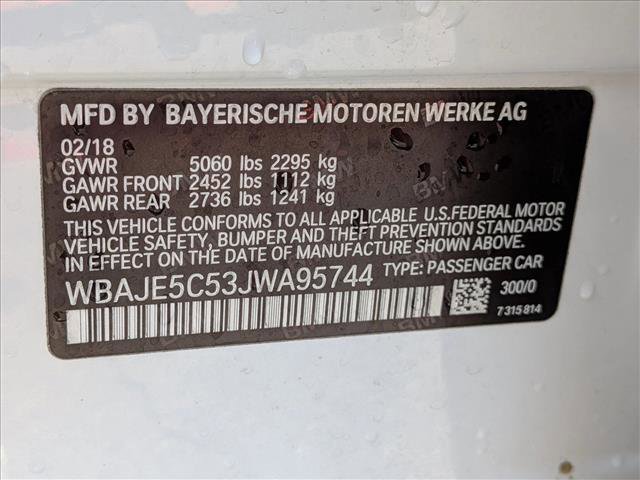 Used 2018 BMW 540i RWD image 25