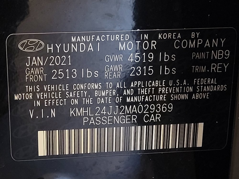 Used 2021 Hyundai Sonata Blue image 33