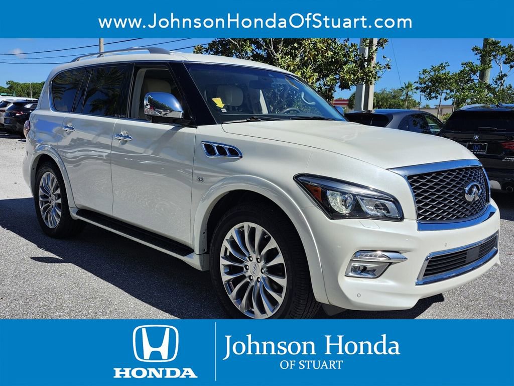 Used 2017 INFINITI QX80 2WD w/ Deluxe Technology Package