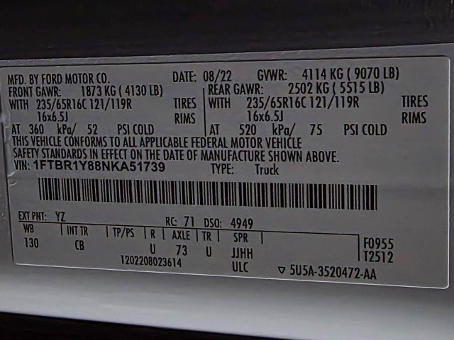 Used 2022 Ford Transit 250 Low Roof w/ Exterior Upgrade Package image 33