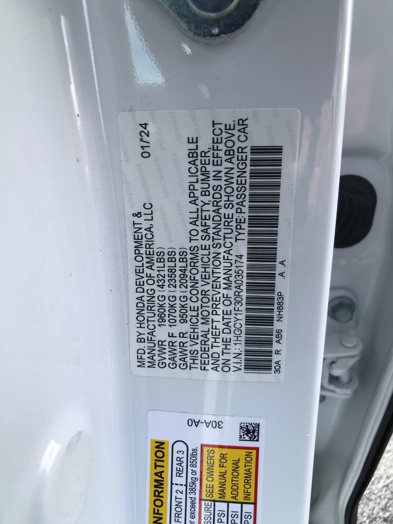 Certified 2024 Honda Accord EX image 17