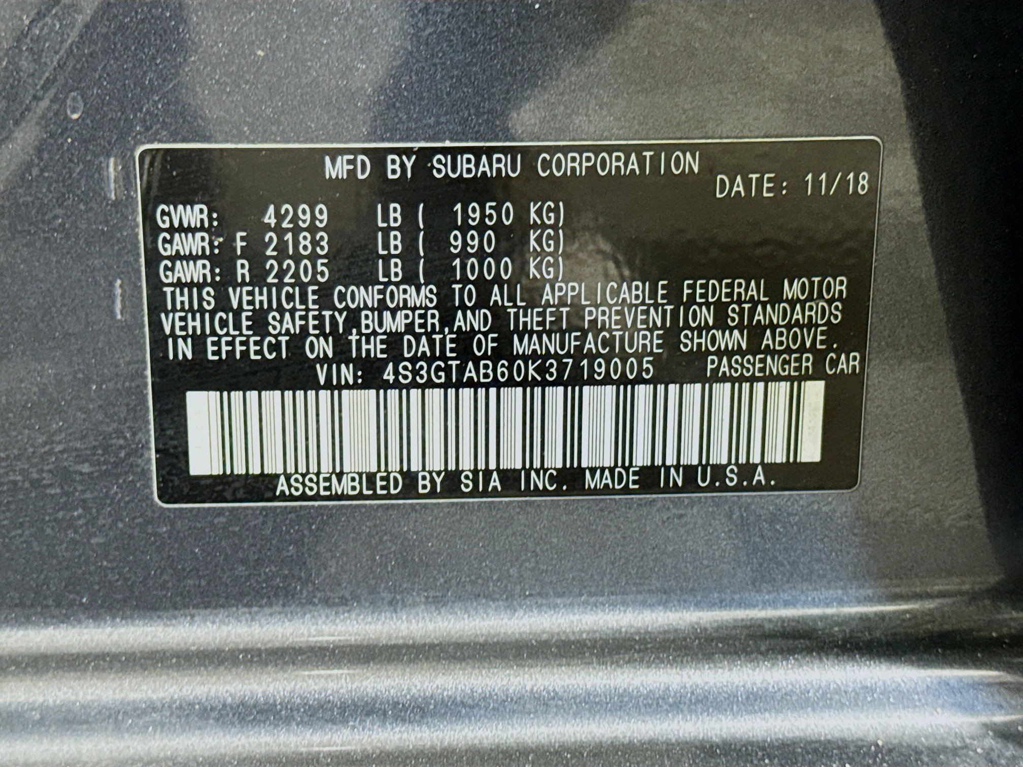 Used 2019 Subaru Impreza 2.0i w/ Eyesight image 39