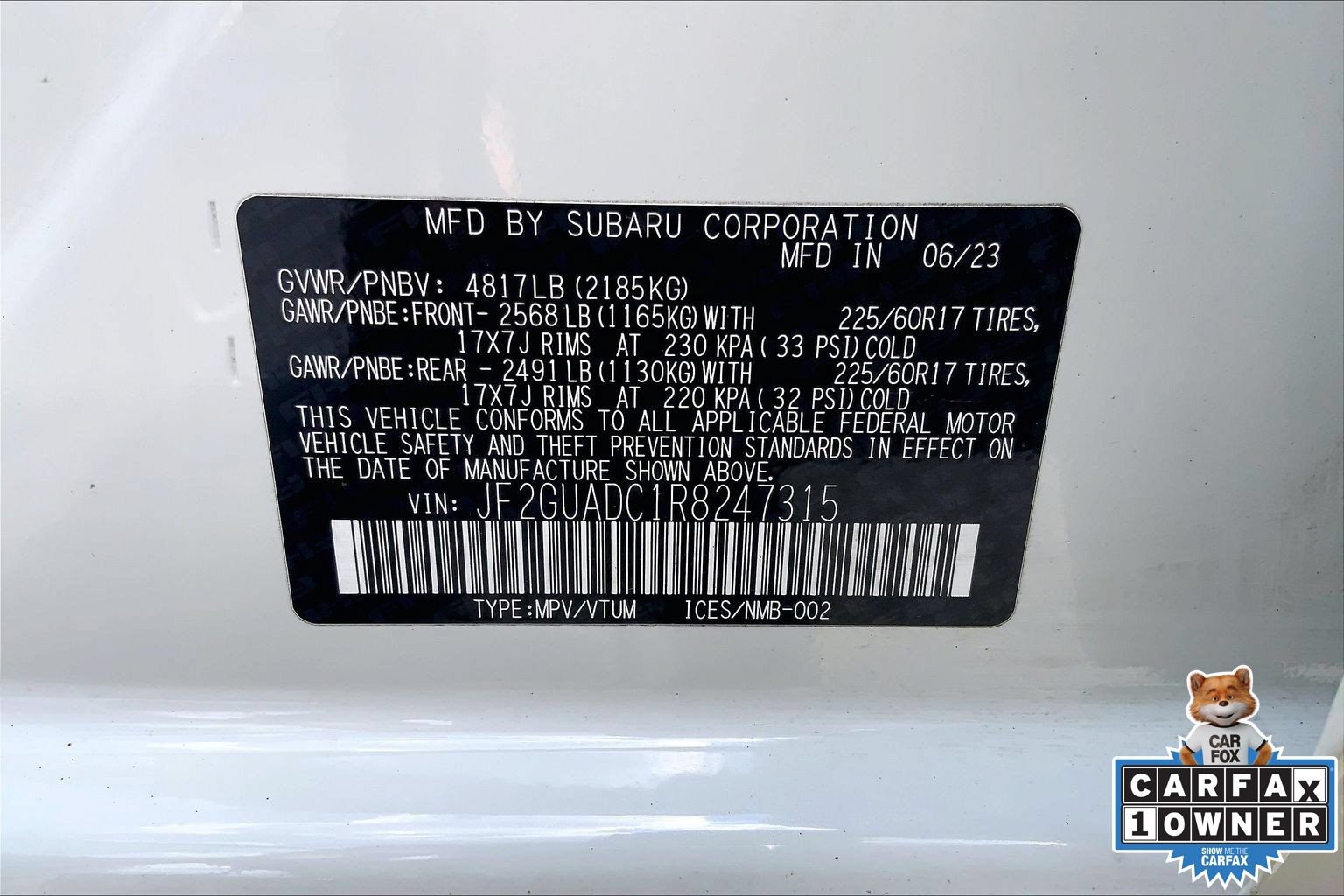 Certified 2024 Subaru Crosstrek 2.0i Premium w/ Crosstrek Mirror Package AWD/4WD image 33