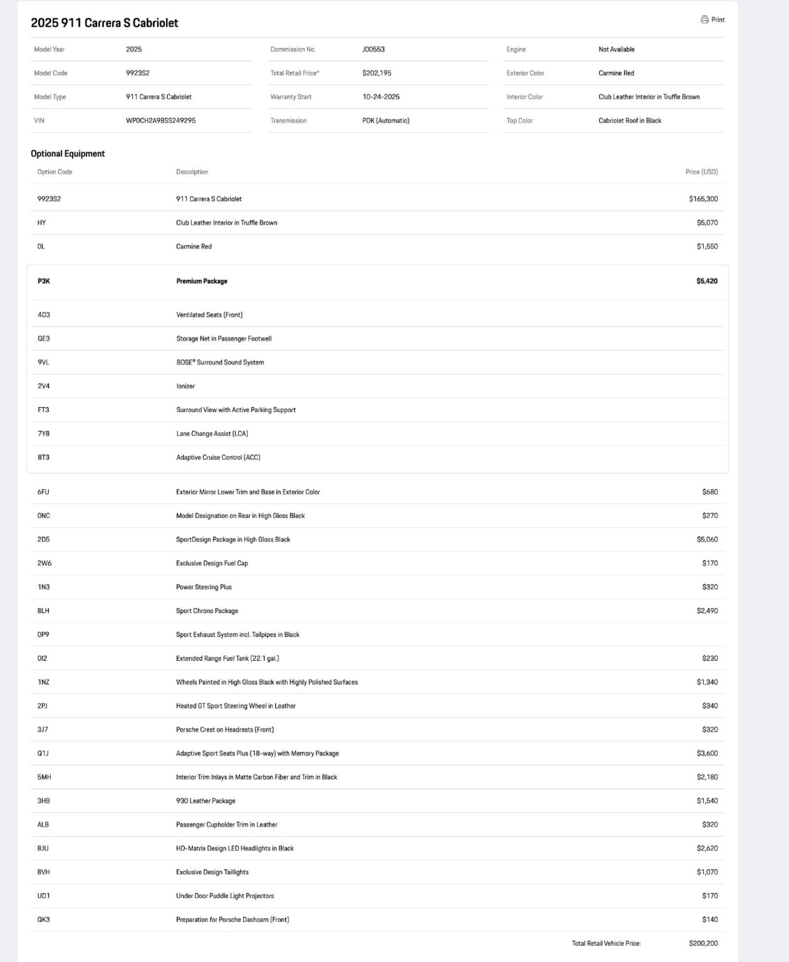 Used 2025 Porsche 911 Carrera S image 33