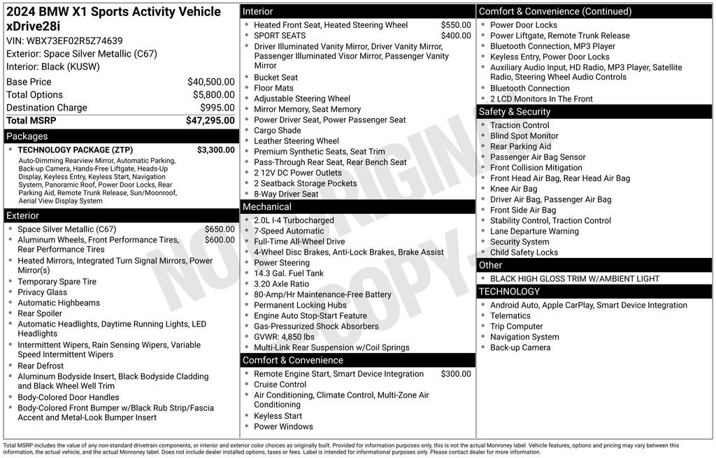 Used 2024 BMW X1 xDrive28i image 15