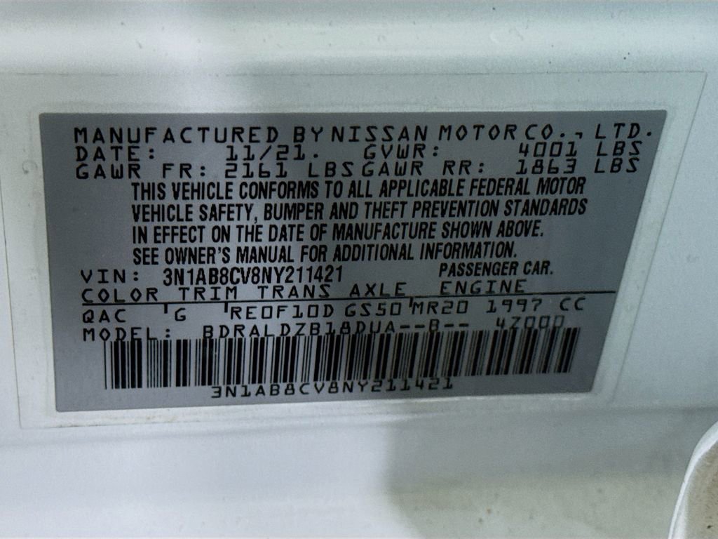 Certified 2022 Nissan Sentra SV w/ All-Weather Package image 34