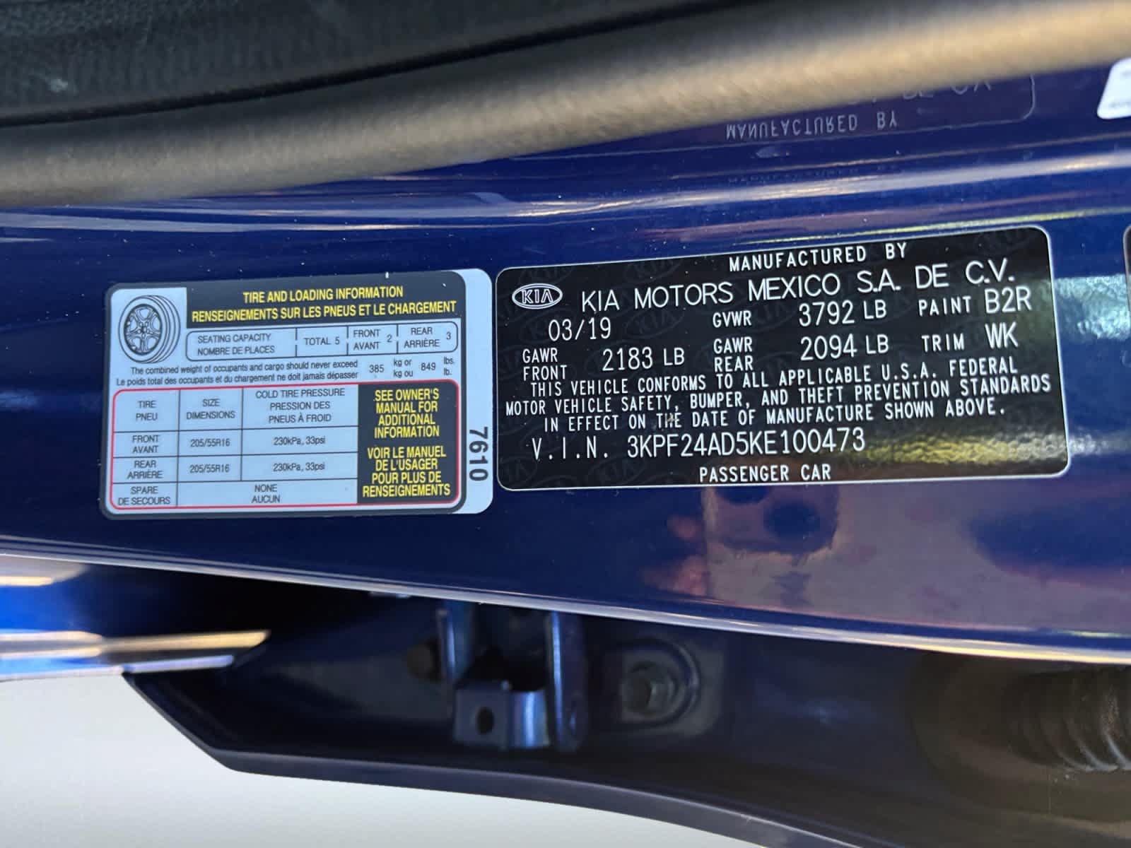 Used 2019 Kia Forte LXS FWD image 15