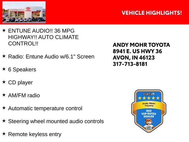 Used 2017 Toyota Corolla LE FWD image 2
