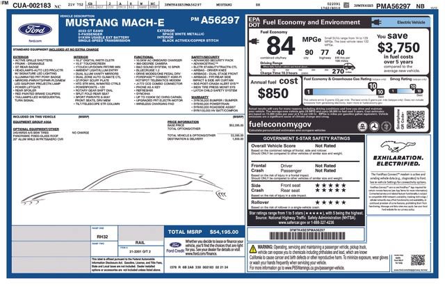 Used 2023 Ford Mustang Mach-E GT AWD/4WD image 21
