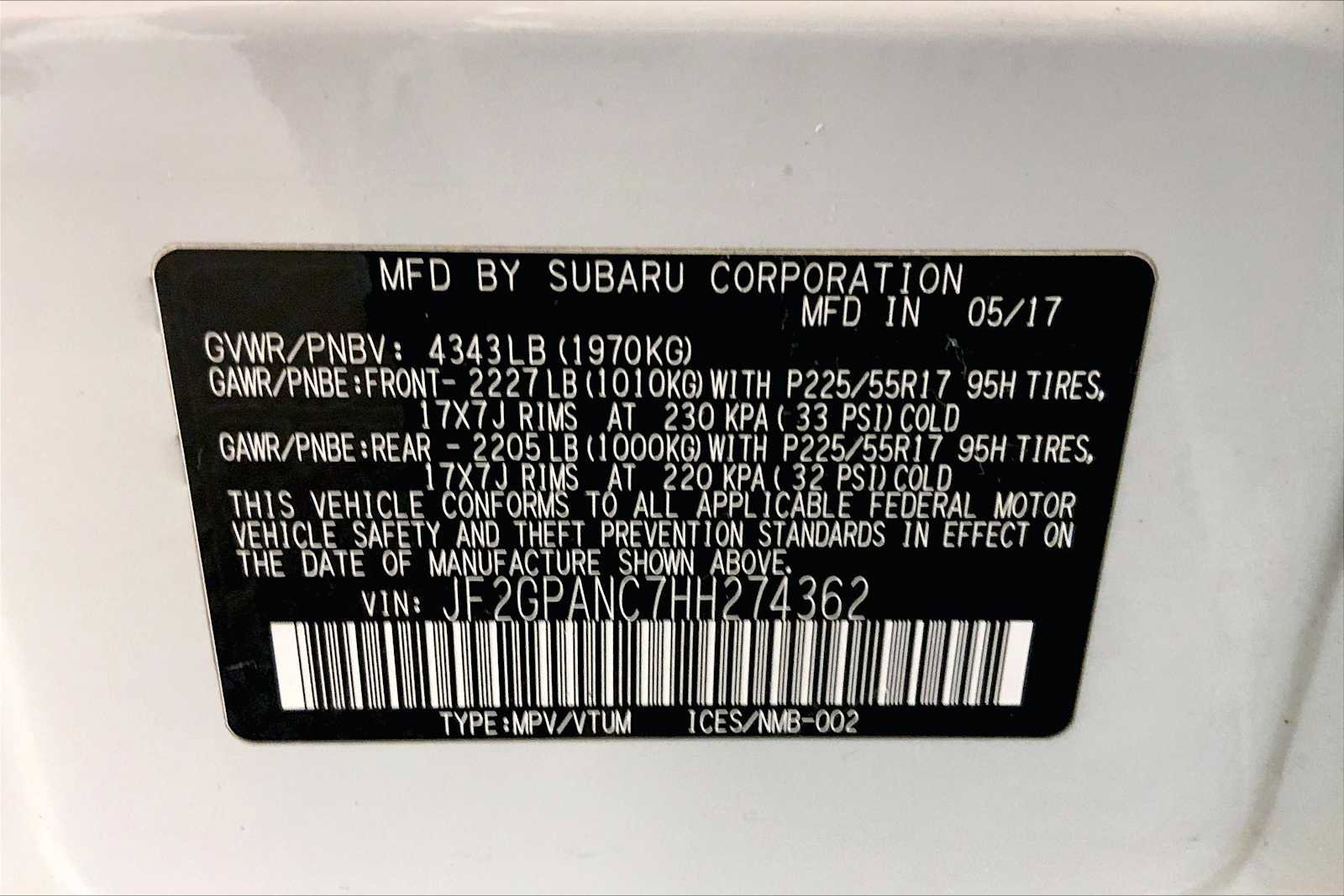 Used 2017 Subaru Crosstrek 2.0i Limited image 33