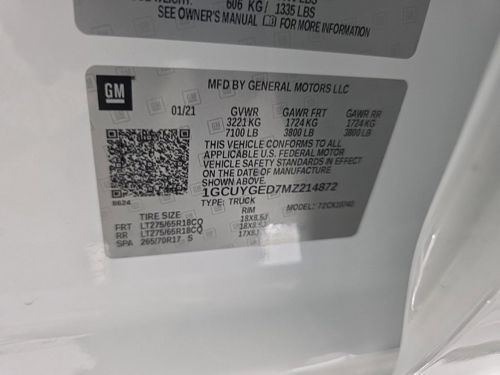 Used 2021 Chevrolet Silverado 1500 LTZ w/ Technology Package image 12