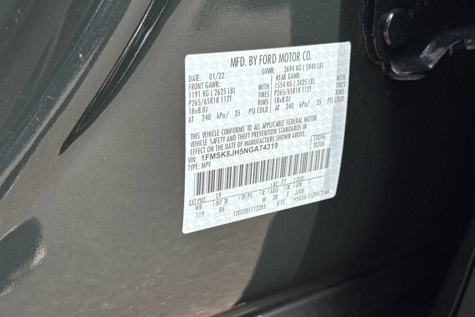 Used 2022 Ford Explorer Timberline AWD/4WD image 45