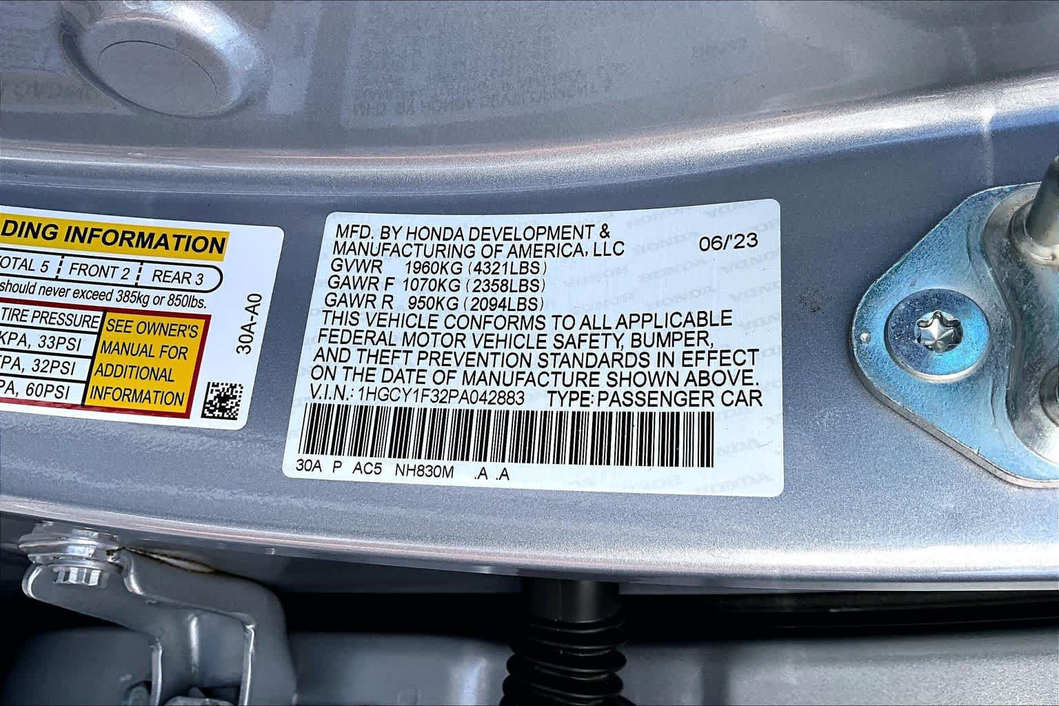 Used 2023 Honda Accord EX image 36