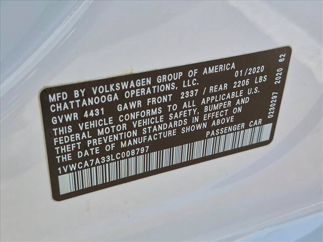 Used 2020 Volkswagen Passat 2.0T SEL FWD image 22