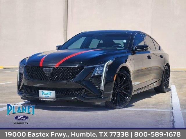 Used 2025 Cadillac CT5 V w/ LPO, ONYX Package RWD image 1