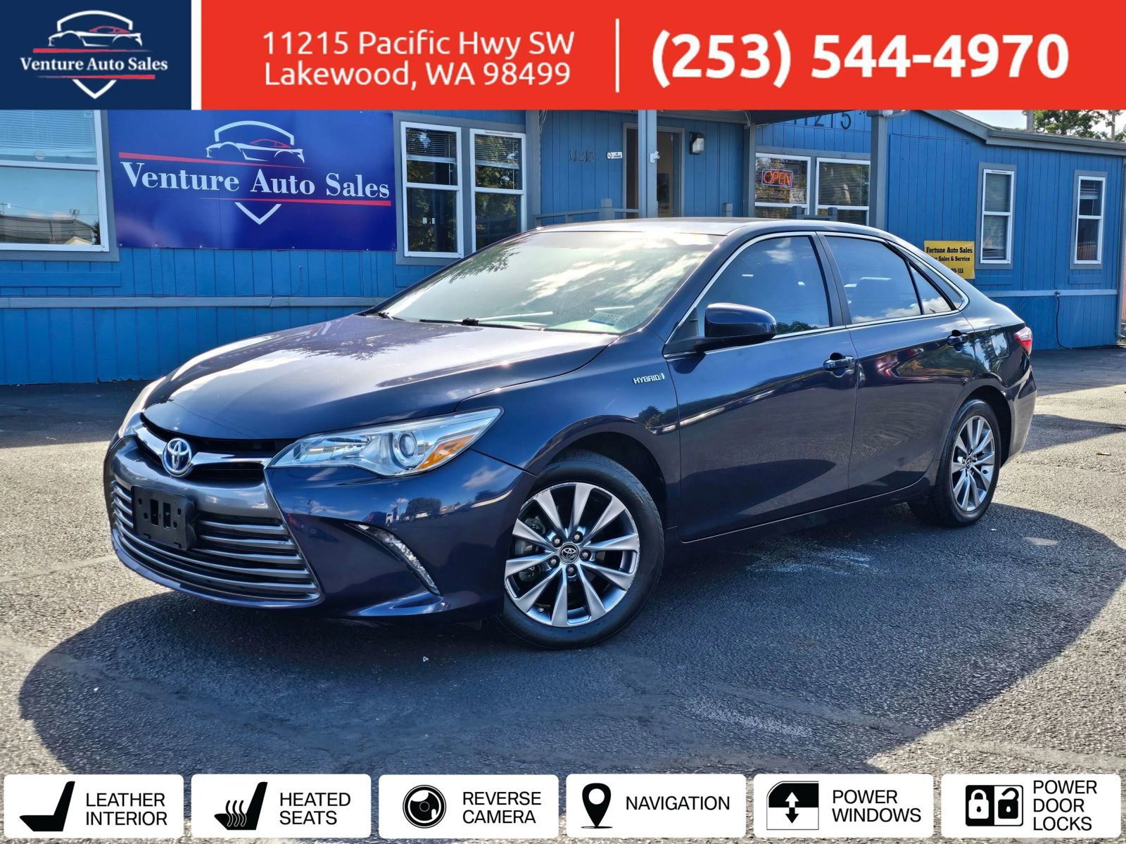 Used 2016 Toyota Camry XLE FWD image 1