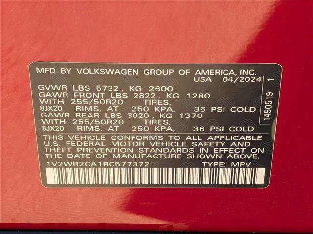 Used 2024 Volkswagen Atlas SE image 15