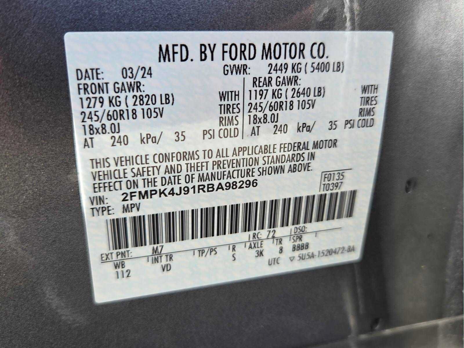 Used 2024 Ford Edge SEL AWD/4WD image 21