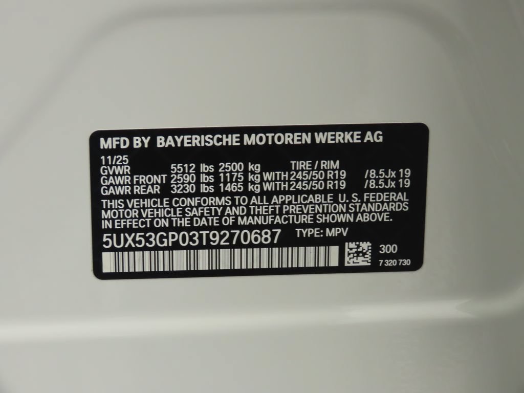 Used 2026 BMW X3 xDrive30i w/ Convenience Package AWD/4WD image 34
