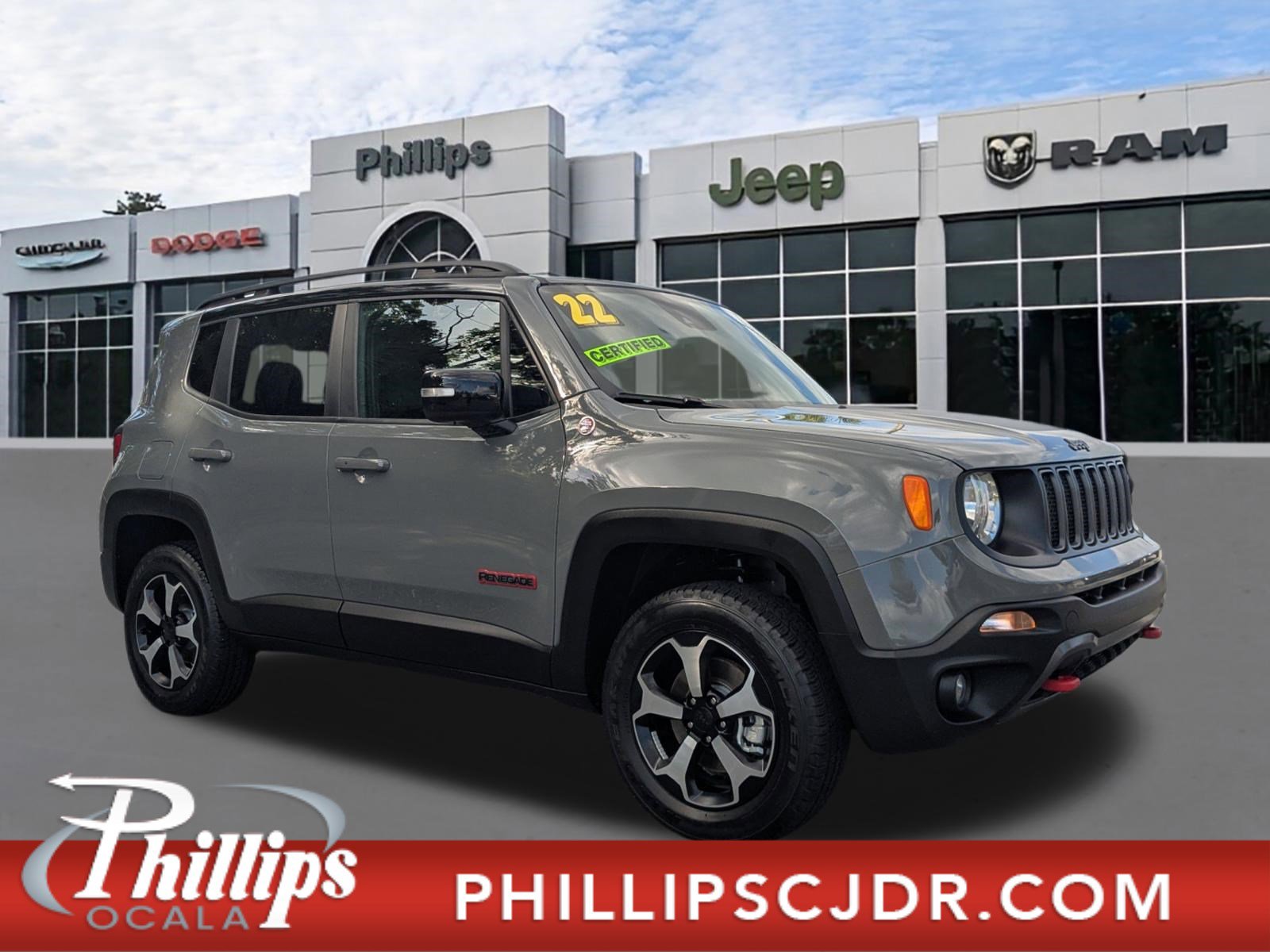 Certified 2022 Jeep Renegade Trailhawk image 1