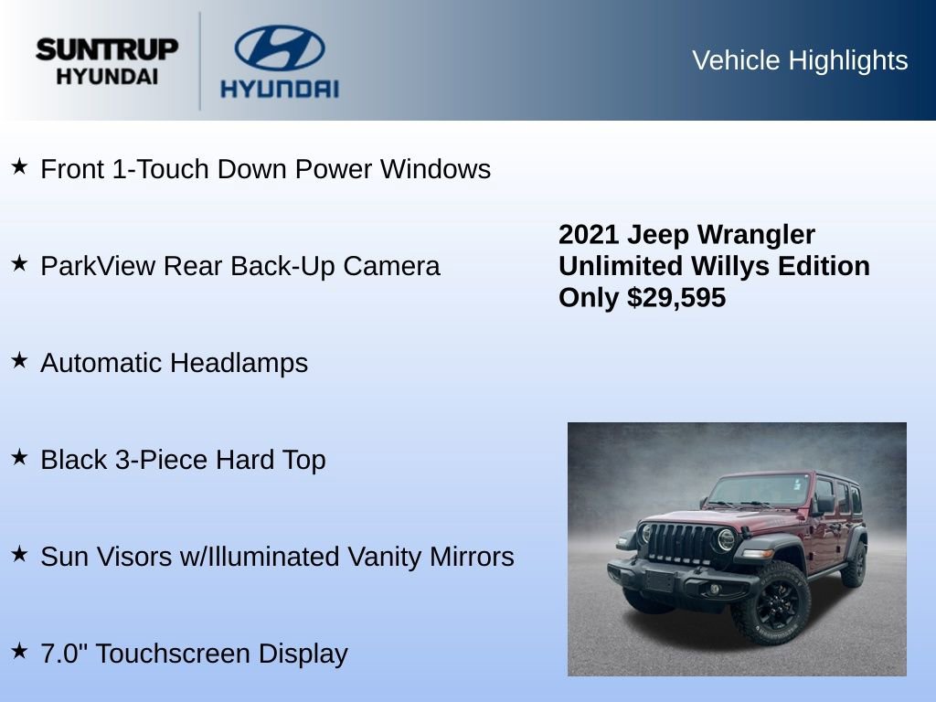 Used 2021 Jeep Wrangler Unlimited Sport image 16