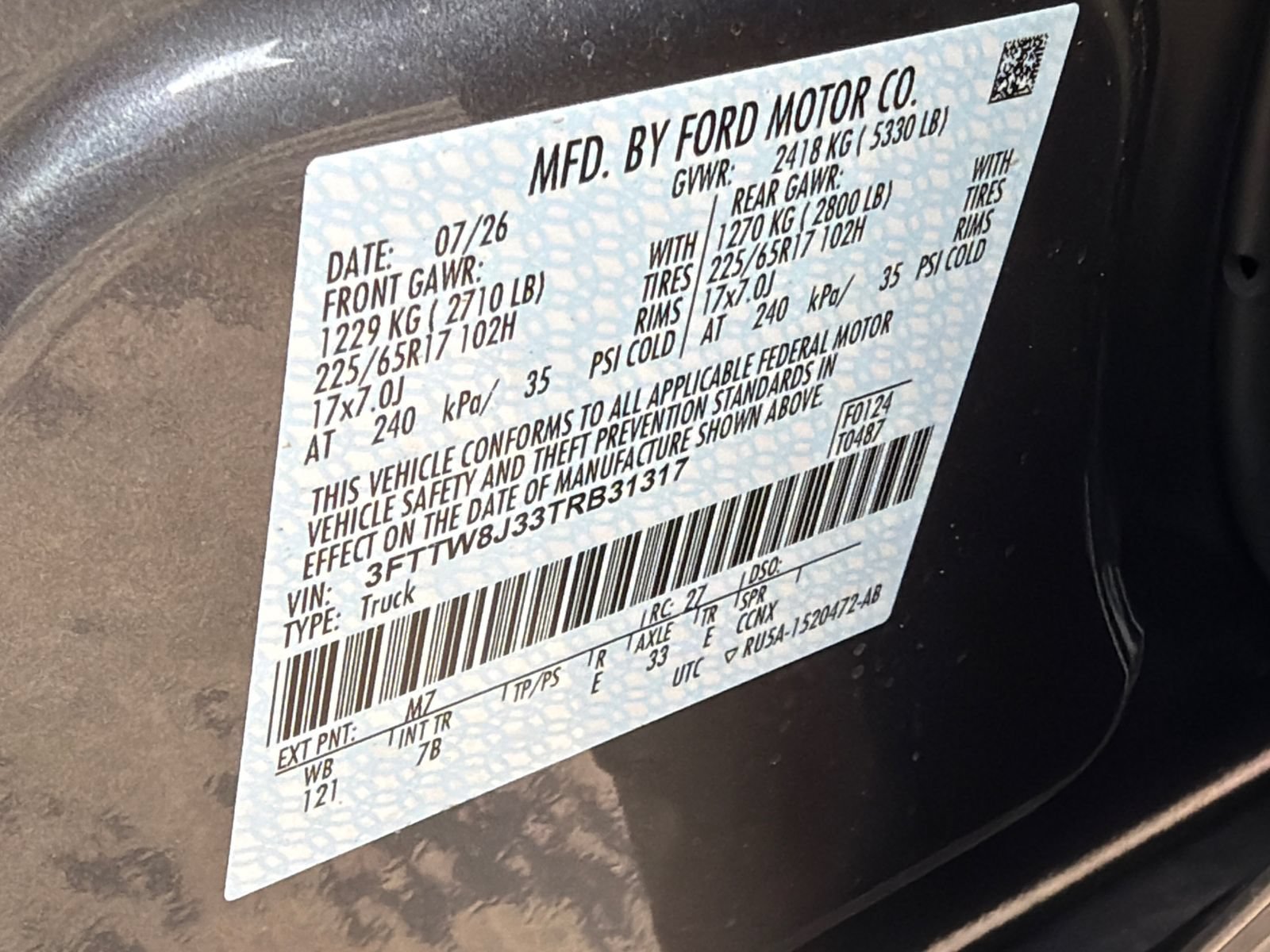 New 2026 Ford Maverick XLT w/ Equipment Group 301A AWD/4WD image 32