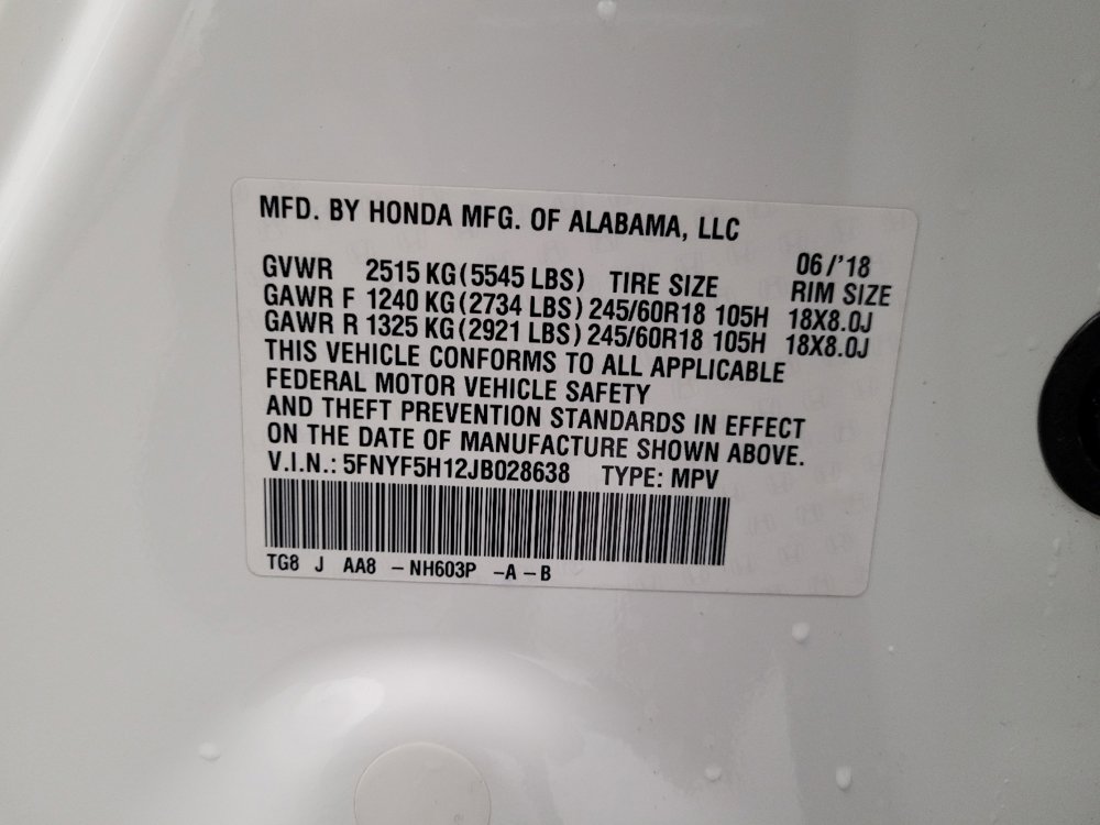 Used 2018 Honda Pilot LX image 33