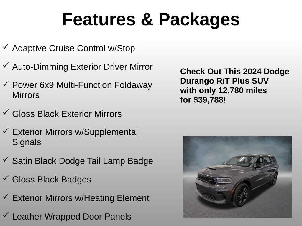 Used 2024 Dodge Durango R/T AWD/4WD image 8