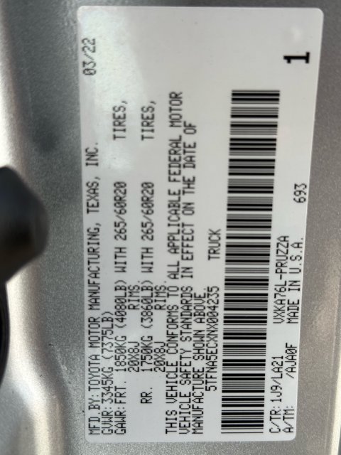 Certified 2022 Toyota Tundra Platinum AWD/4WD image 45