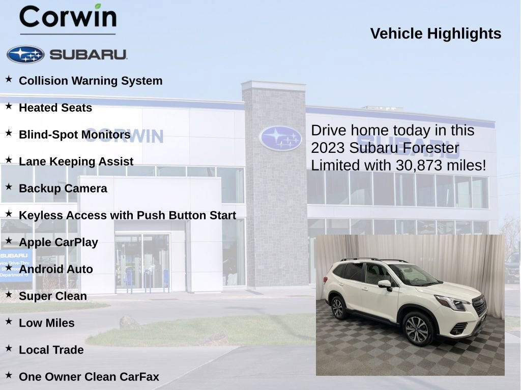 Used 2023 Subaru Forester Limited AWD/4WD image 6
