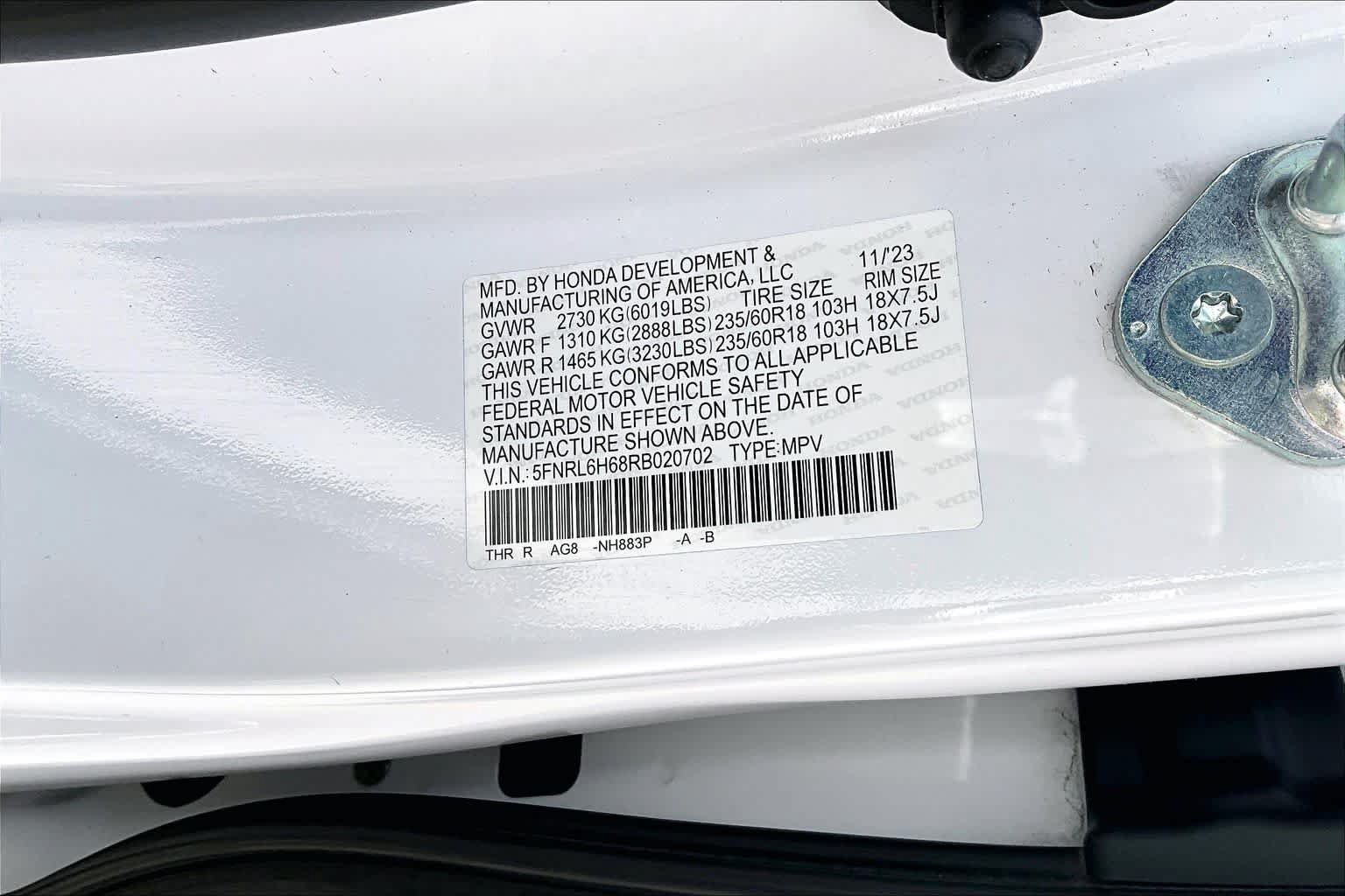 Used 2024 Honda Odyssey EX-L image 36