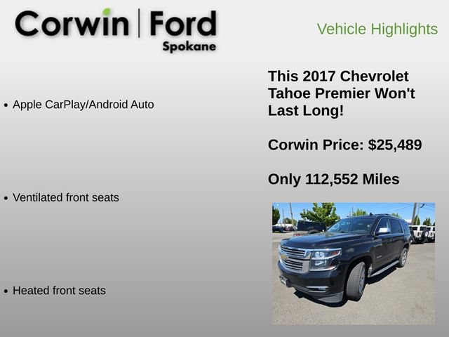 Used 2017 Chevrolet Tahoe Premier AWD/4WD image 10