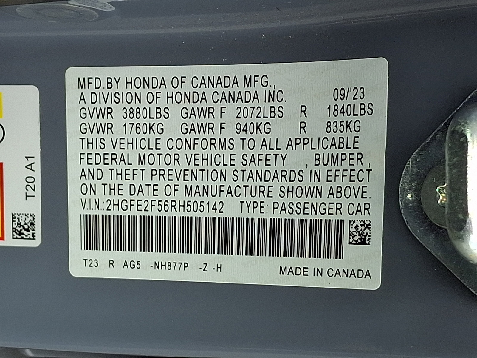 Used 2024 Honda Civic Sport image 28