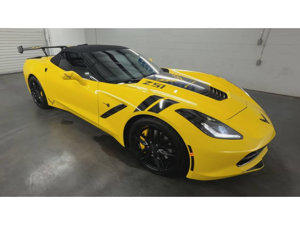 Certified 2017 Chevrolet Corvette Stingray Convertible RWD image 2