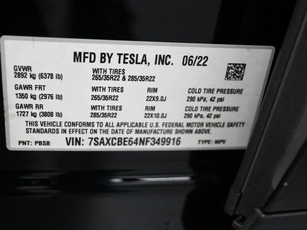 Used 2022 Tesla Model X Plaid image 8